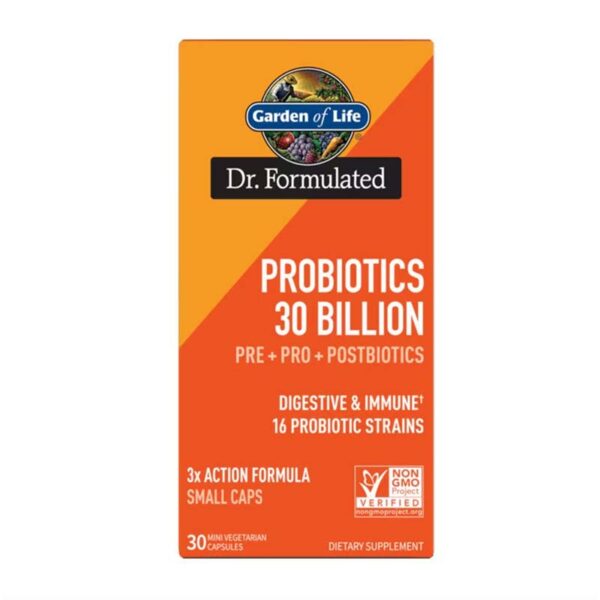 Garden of Life Dr. Formulated Probiotics 30 Billion 30 Capsules