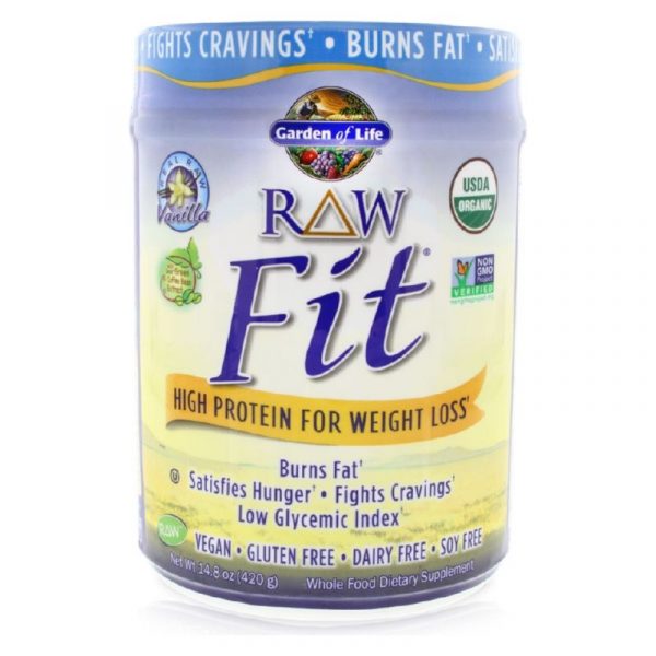 Raw Organic Fit Protein Powder Vanilla, 16.1 oz