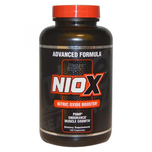Nutrex Research Labs Niox Nitric Oxide Booster, 120 Capsules