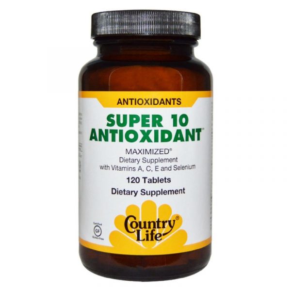 Country Life Super 10 Antioxidant Formula, 60 Tablets
